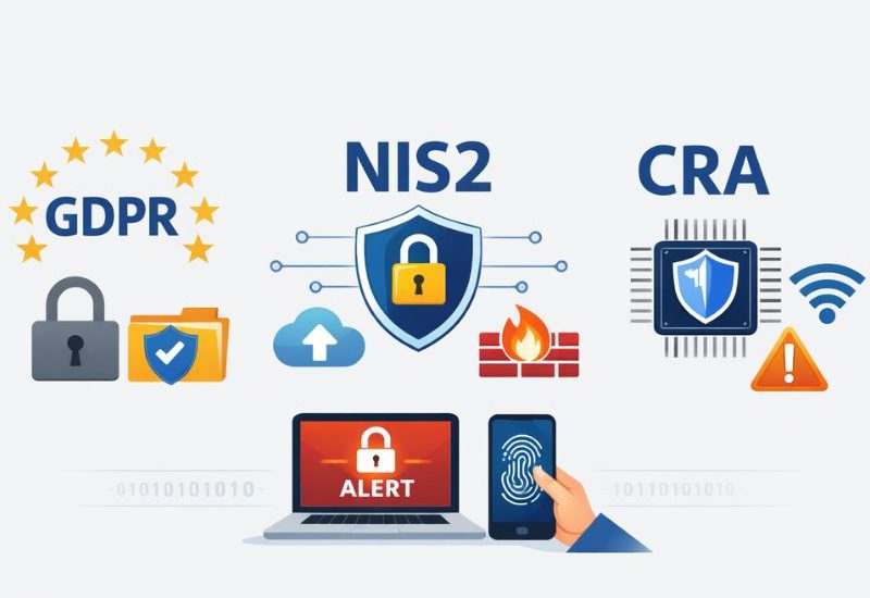 GDPR,CRA,NIS2